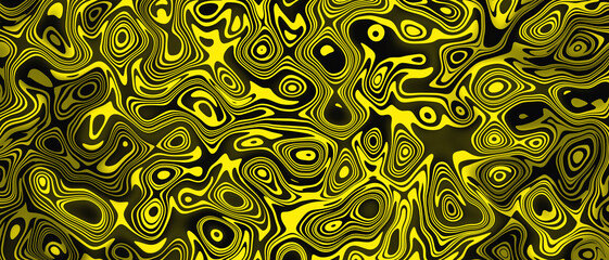 Abstract swirling yellow pattern design texture background ideal for modern art prints textiles and website design projects