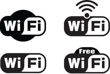 Wifi signal icon set PNG wireless and wifi icon. Satellite bar for mobile, radio and computer. Contact point. A set of network connection tags.	