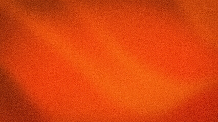 A vibrant 4K abstract background featuring intense orange and red-orange hues with a glowing, grainy texture. Ideal for dynamic digital and fiery autumnal designs