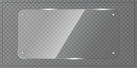 Transparent Glossy Triangular Glass with Gradient and Reflection Effects on Checkerboard Background for UI and Graphic Use