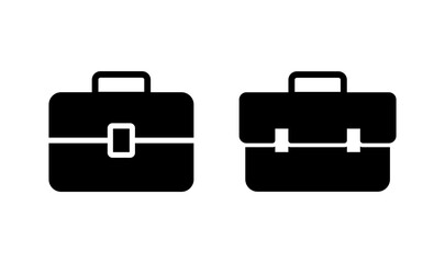 Briefcase icon logo design. suitcase sign and symbol. luggage symbol.