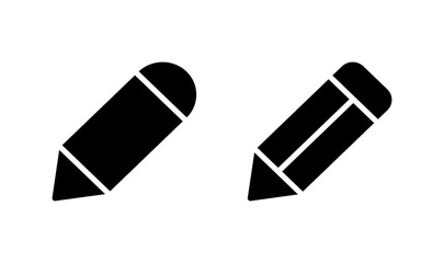 Pencil icon logo design. pen sign and symbol. edit icon vector