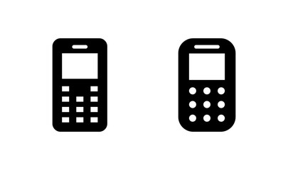Phone icon logo design. Call sign and symbol. telephone symbol