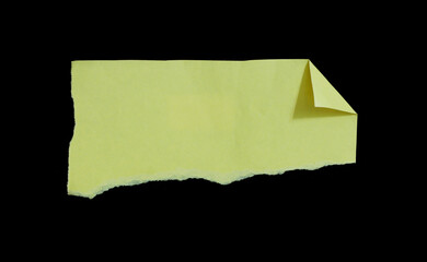 rip paper texture on black background