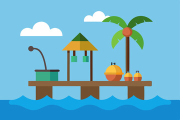 Obraz premium beach and sea