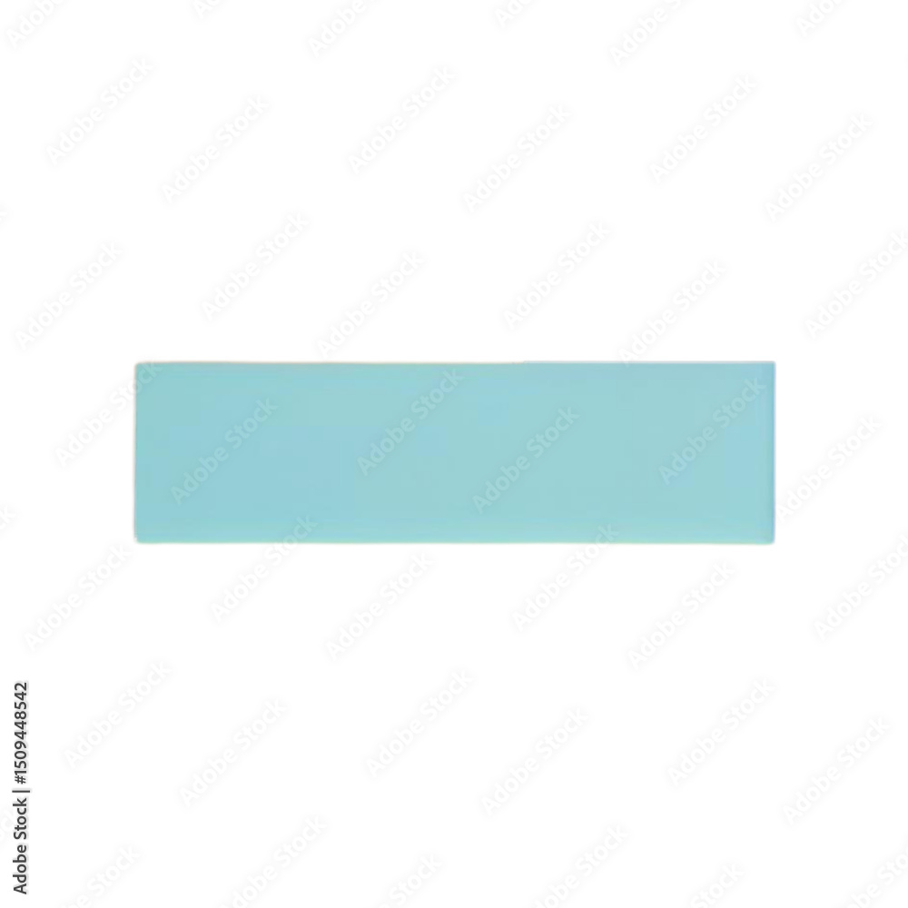 Aufkleber Turquoise rectangle shape graphic design element for web design and ui design projects and presentations use case