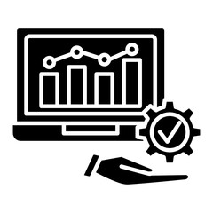 infographic management icon