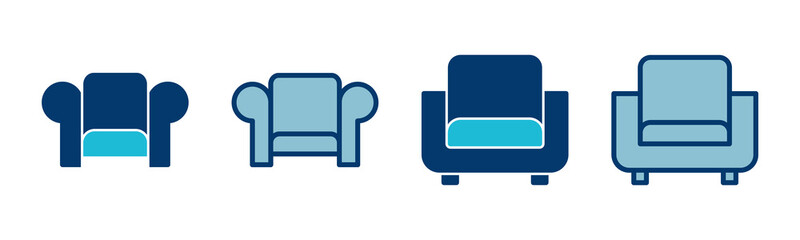 Sofa icon vector isolated on white background. sofa icon illustration. furniture