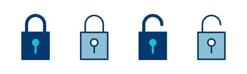 Lock icon vector isolated on white background. Encryption icon. Security symbol. Secure. Private