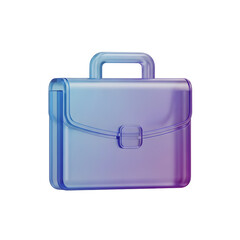 Business Briefcase Work 3D Icon Portfolio Career Job Office Document Holder