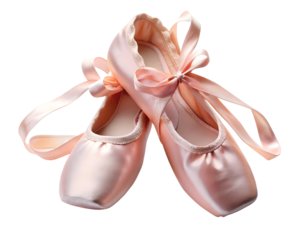 ballet shoes  isolated on white background.PNG Transparent file type with high definition picture quality available.
