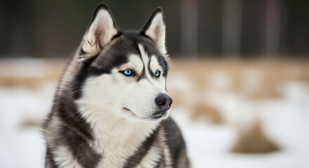 siberian husky dog