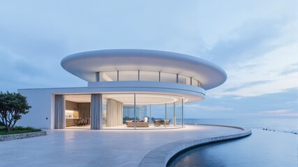 Fototapeta premium swimming pool in hotel