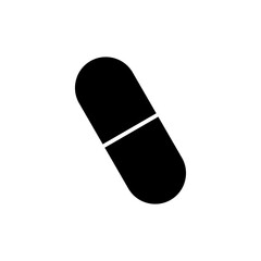 Pills icon symbol for apps and websites. capsule icon. Drug sign and symbol