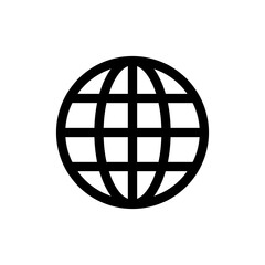 Web icon symbol for apps and websites. go to web sign and symbol. web click icon. Global search icon