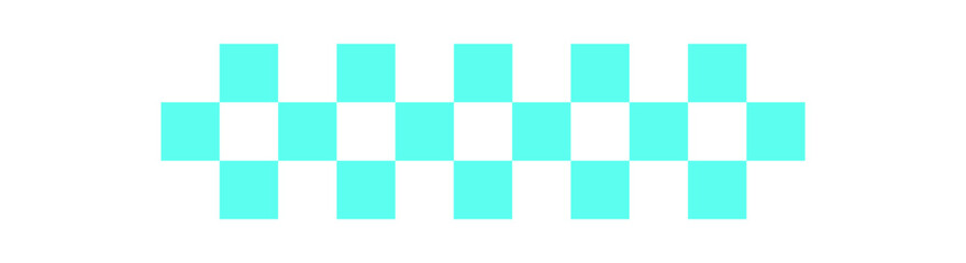 Y2K retro checker pattern. Abstract flat aesthetic with modern shapes. Geometric logo design, decorative element for 90s themed projects, trendy collection, and streetwear.
