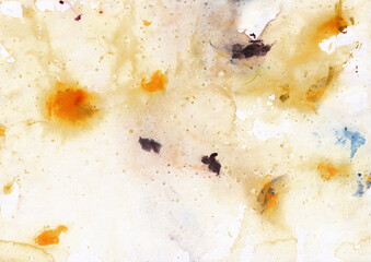 Abstract paint background texture. Grunge watercolor painting backdrop.