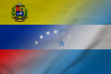 Venezuela and Honduras government flag international contract HND VEN