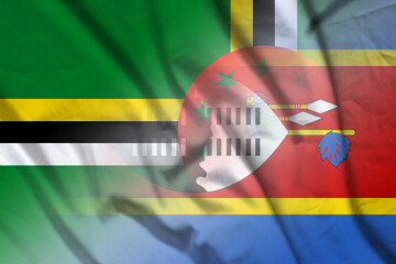 Dominica and Eswatini political flag international contract SWZ DMA