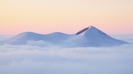 Fototapeta premium mountain landscape in winter