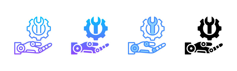 Maintenance Multi Style Icon Set