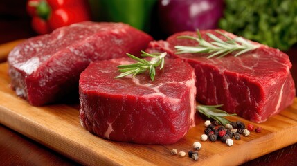 Fototapeta premium raw beef steak