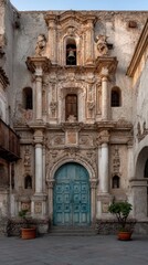 Fototapeta premium entrance to the church