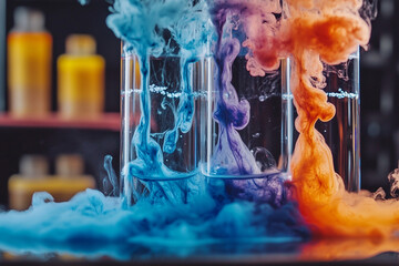 Pigment in water for fluid dynamics design