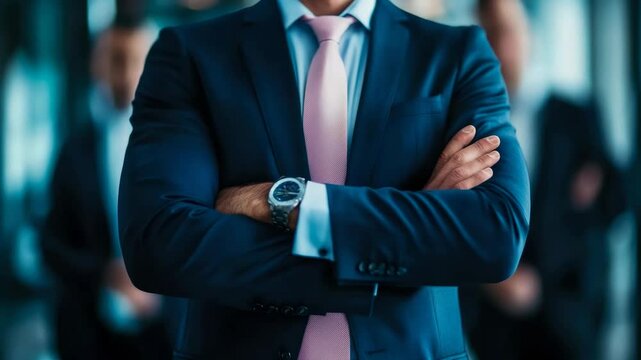 Confident Executive: Crossed Arms