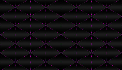 Obraz premium Black blue purple geometric technology texture decoration