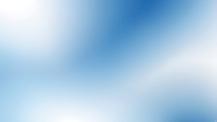 Smooth Blue White Gradient Abstract Background with Soft Flowing Waves and Light Effect | AI