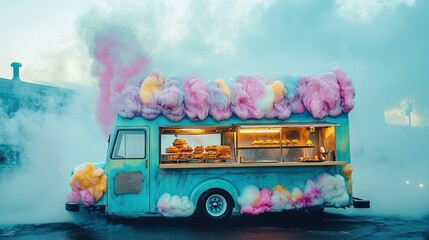 A food truck made my melting things like ice