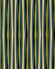 Black Green Blue Distressed Stripes Repeat Pattern, 
