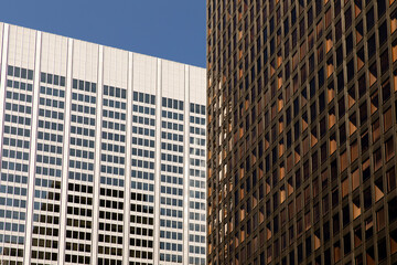 Modern office buildings in midtown Manhattan