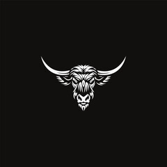 Fototapeta premium Strong Bull Logo. Powerful Bull Design for Farm and Beef Industry Branding