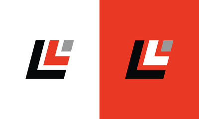 LL monogram logo design