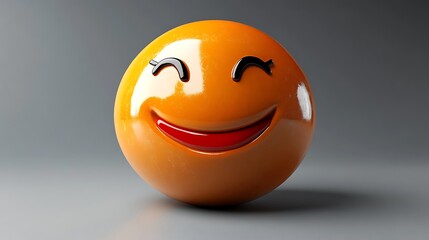 Fototapeta premium Happy emoji sphere