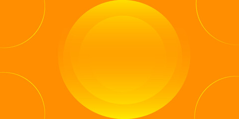 Abstract orange gradient background. Dynamic shapes composition. Eps10 vector
