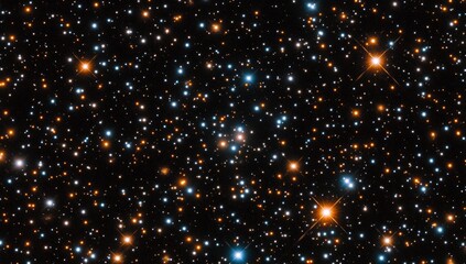 Distant Starfield in Deep Space
