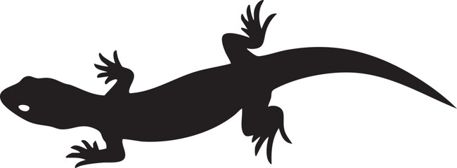 sleek lizard moves swiftly across a white surface.
