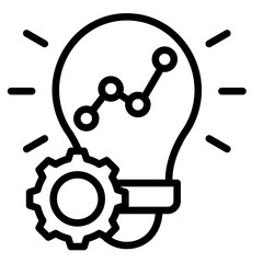 Innovation Metrics  Icon Element For Design	