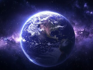 Fototapeta premium Earth in space (1)