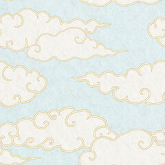 シームレス和風の雲