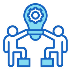 Teamwork  Icon Element For Design	