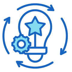 Obraz premium Idea Generation Icon Element For Design 