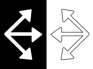 set of vector arrows