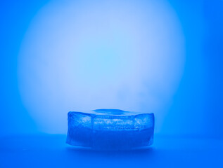 colored ice for podium background
