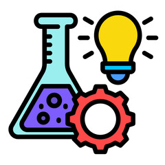 Experimentation Lab  Icon Element For Design	