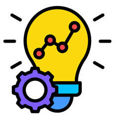 Innovation Metrics  Icon Element For Design	