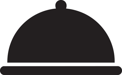 Obraz premium simple stylized serving tray with a rounded lid rests on a flat surface.